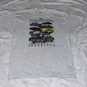 two XL gray tees